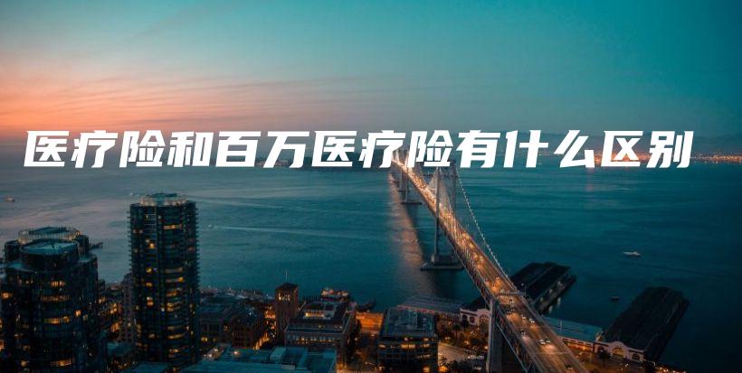 医疗险和百万医疗险有什么区别-PLB