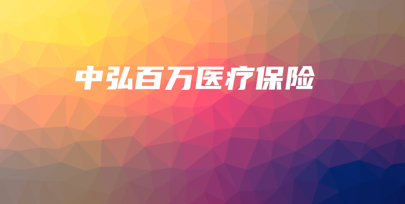 中弘百万医疗保险-PLB