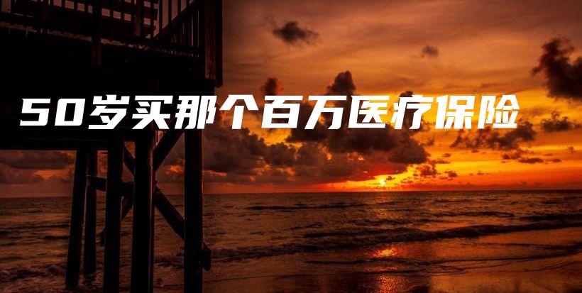 50岁买那个百万医疗保险-PLB