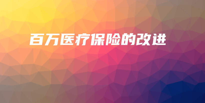百万医疗保险的改进-PLB