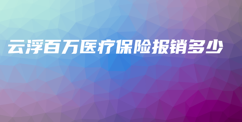 云浮百万医疗保险报销多少-PLB