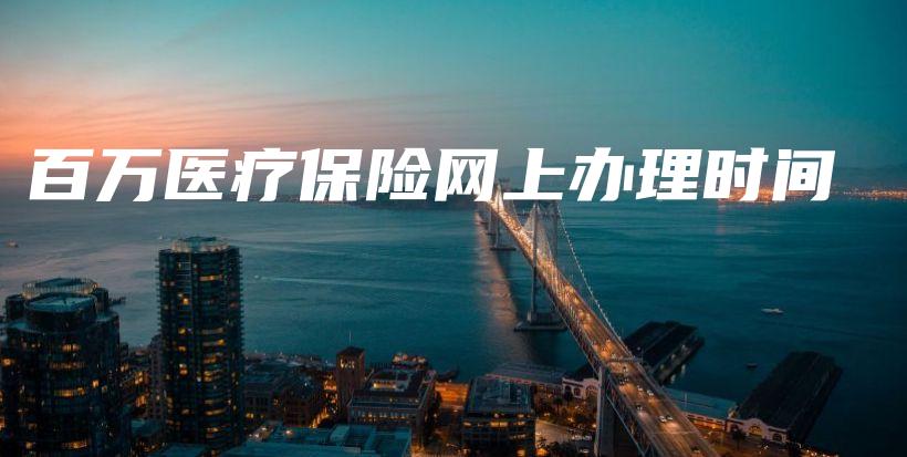 百万医疗保险网上办理时间-PLB