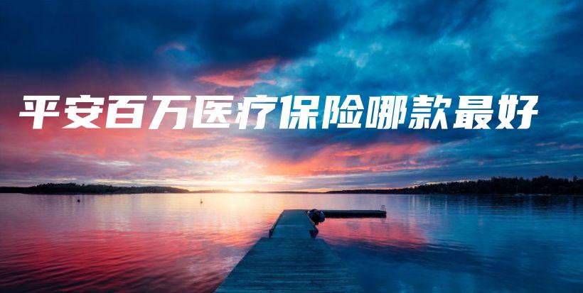平安百万医疗保险哪款最好-PLB