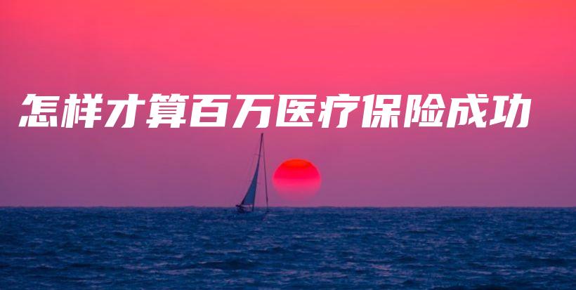 怎样才算百万医疗保险成功-PLB