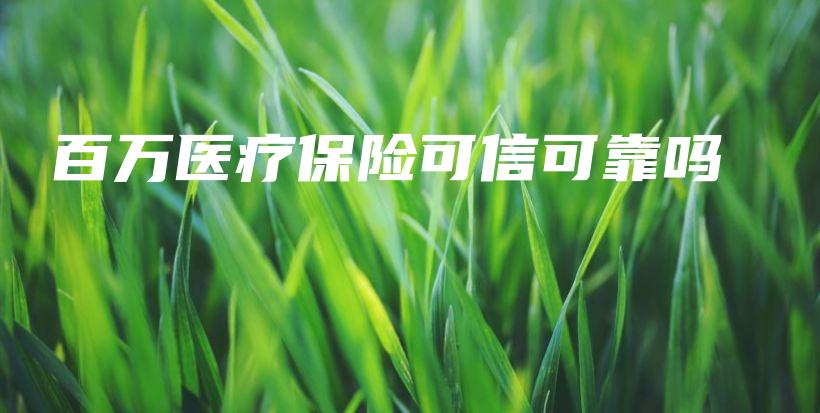 百万医疗保险可信可靠吗-PLB