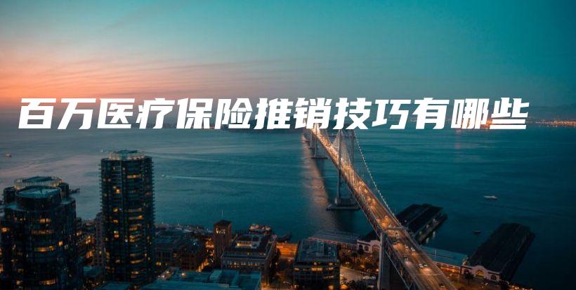 百万医疗保险推销技巧有哪些-PLB