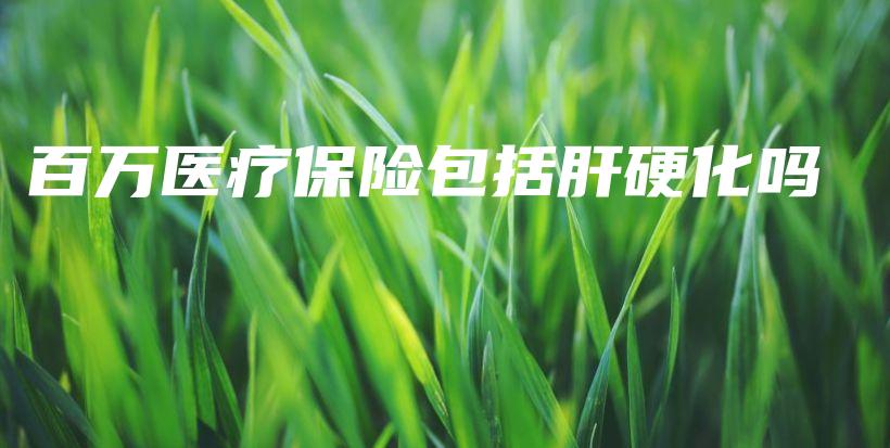 百万医疗保险包括肝硬化吗-PLB
