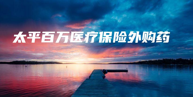 太平百万医疗保险外购药-PLB