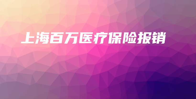 上海百万医疗保险报销-PLB