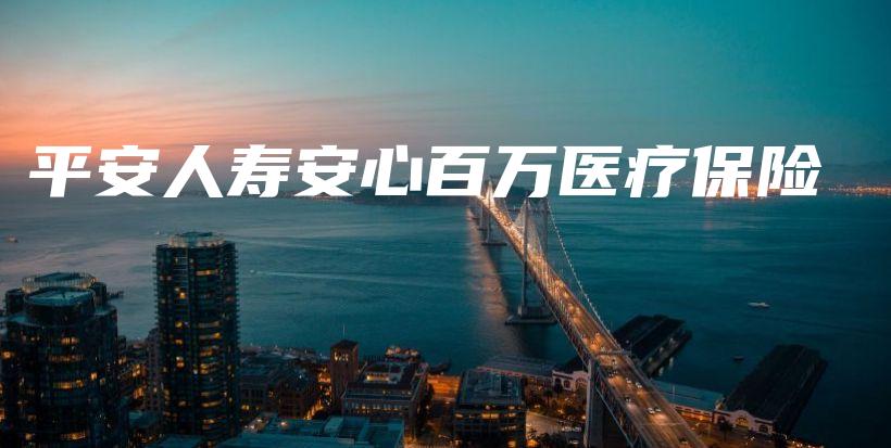 平安人寿安心百万医疗保险-PLB