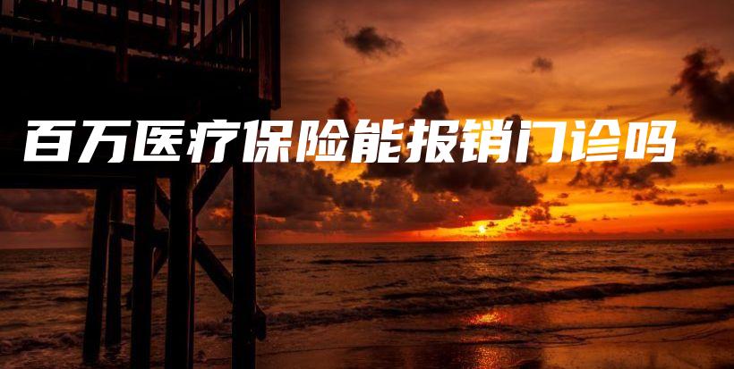 百万医疗保险能报销门诊吗-PLB