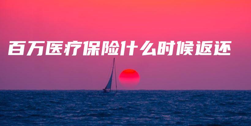 百万医疗保险什么时候返还-PLB