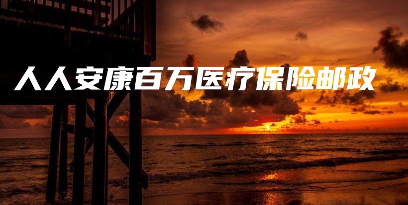 人人安康百万医疗保险邮政-PLB