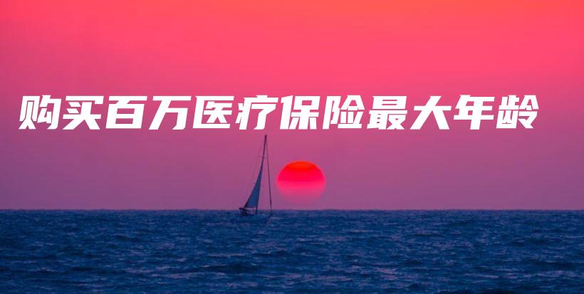 购买百万医疗保险最大年龄-PLB