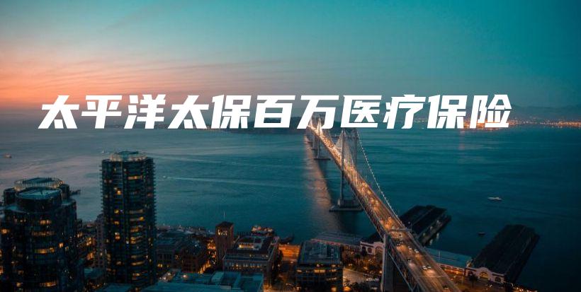太平洋太保百万医疗保险-PLB