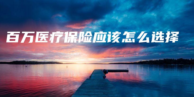 百万医疗保险应该怎么选择-PLB