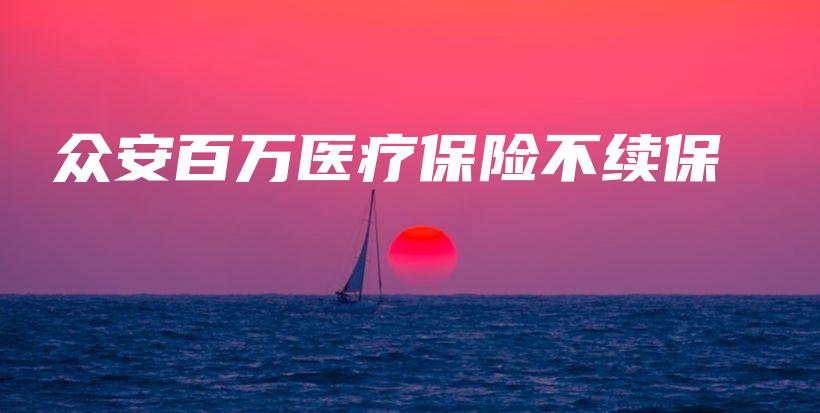 众安百万医疗保险不续保-PLB