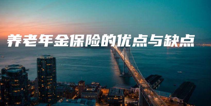 养老年金保险的优点与缺点-PLB