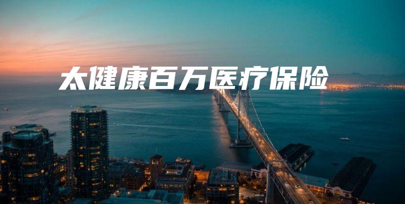 太健康百万医疗保险-PLB