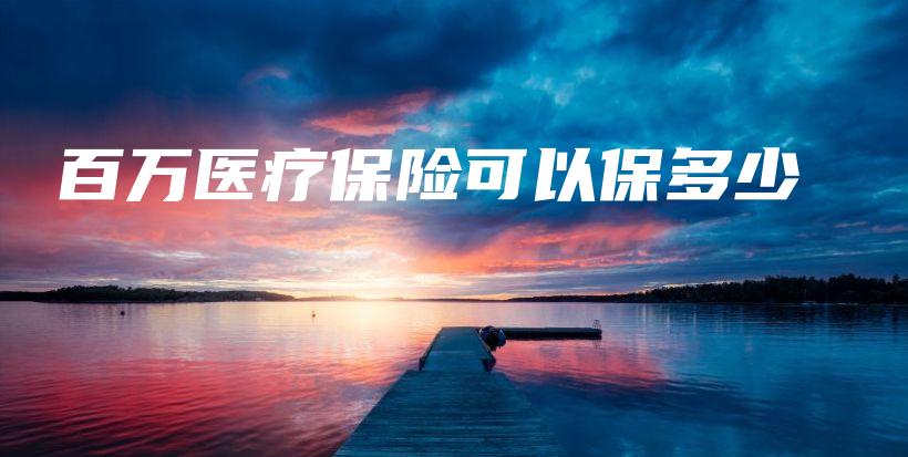 百万医疗保险可以保多少-PLB