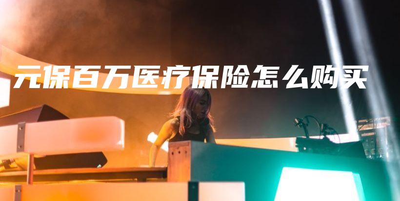元保百万医疗保险怎么购买-PLB