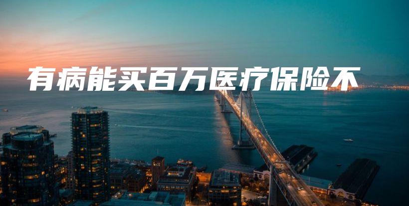 有病能买百万医疗保险不-PLB