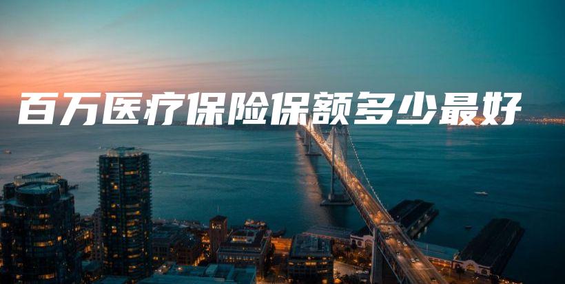 百万医疗保险保额多少最好-PLB
