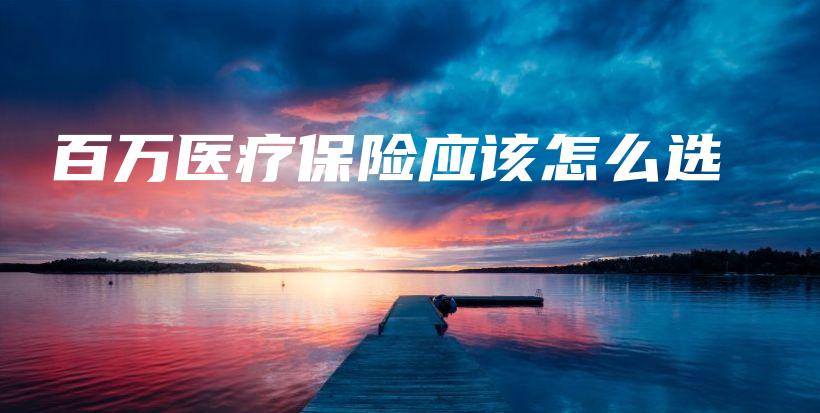 百万医疗保险应该怎么选-PLB