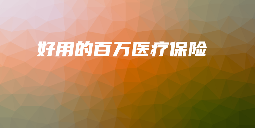 好用的百万医疗保险-PLB